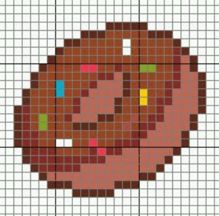 Еда по клеточкам маленькие