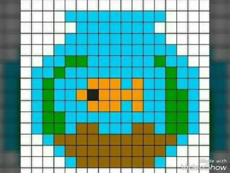 Рисунки по клеточкам рыба