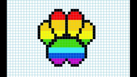 Рисование по клеточкам тыква