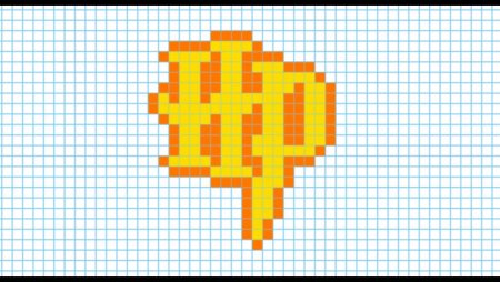 Рисунки по клеточкам Кактус