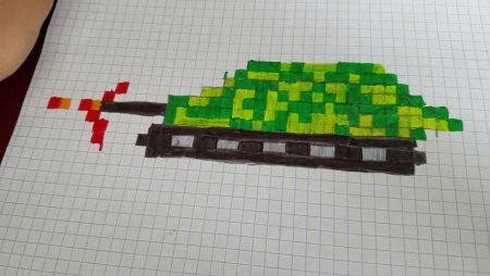 Танк по клеточкам