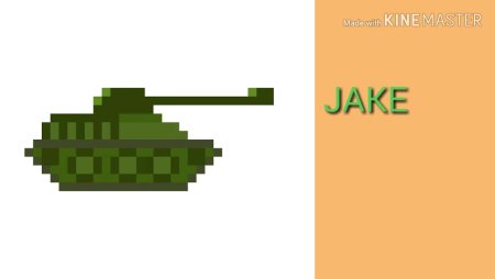 Рисунок танка по клеточкам