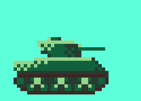 Пиксельный танк 2д