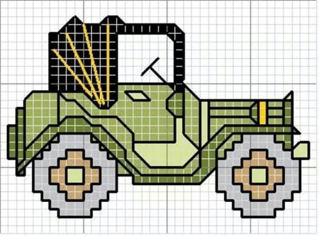 Танк по пикселям