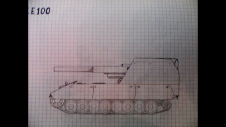 Рисование по клеткам танк