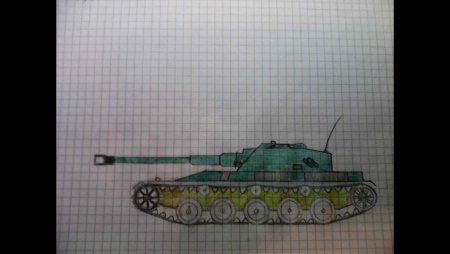 Рисунки танков ручкой