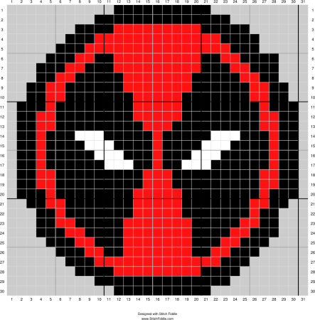 Рисунки по клеточкам человек паук