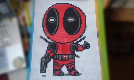 Дэдпул в клеточку