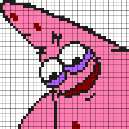 Патрик по клеткам