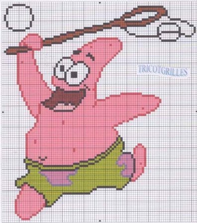 Вышивание крестиком Патрик