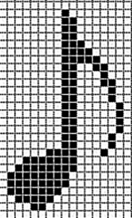 Рисунки по клеточкам черно белые маленькие