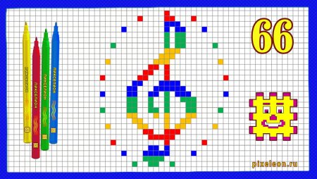 Схемы для рисования по клеточкам