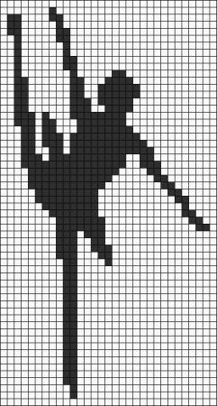 Рисунки по клеточкам чёрным маркером