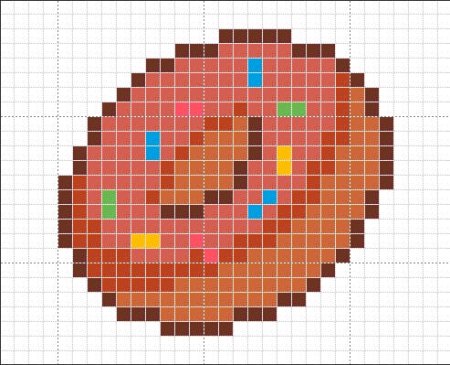 Маленькие мороженки по клеточкам