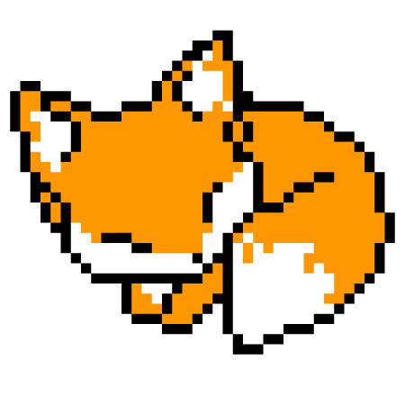 Рисунки по клеточкам Лисичка