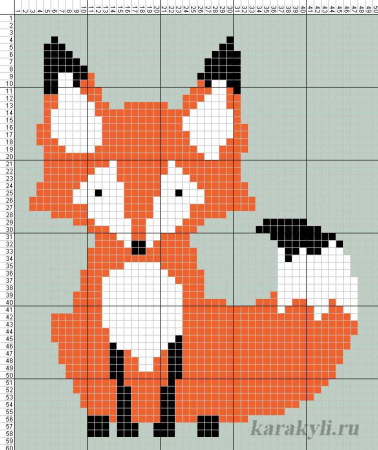 Жаккард лисички