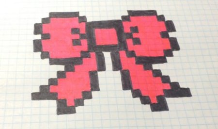 Бант по клеткам