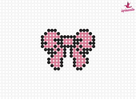 Бантик из термомозаики