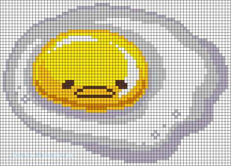 Пиксельная яичница