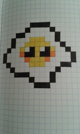 Пасхальные яйца по клеткам