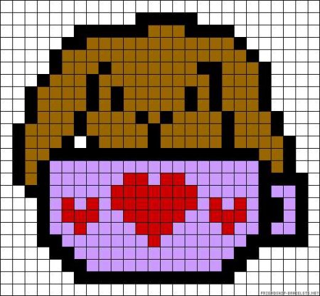 Рисунки по клеточкам еда