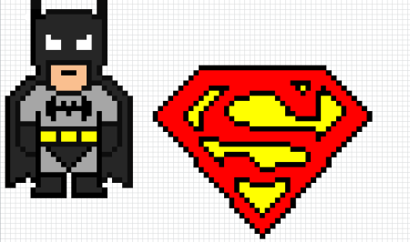 Пиксельный Супермен