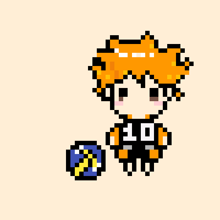 Хината Шое в пикселях