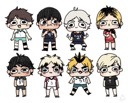 Papercraft Haikyuu Сугавара