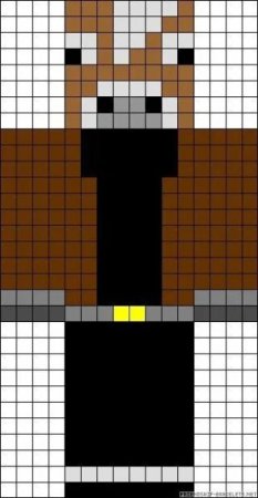 Скины МАЙНКРАФТА по клеточкам