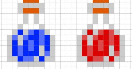 Предметы из МАЙНКРАФТА по клеточкам