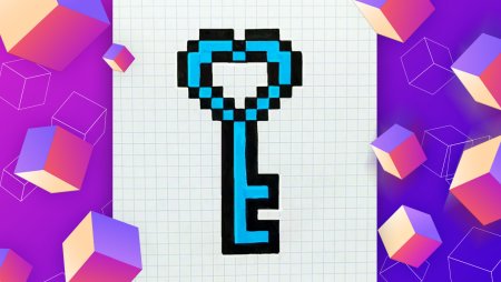 Тик ток по клеточкам