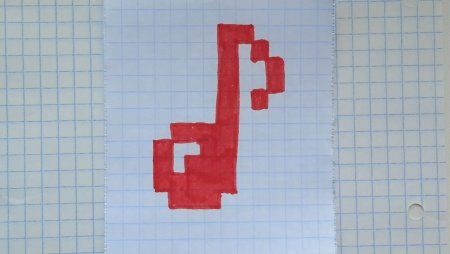 Рисунки по клеточкам i Love you