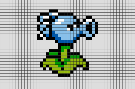 Бабочки по клеточкам маленькие