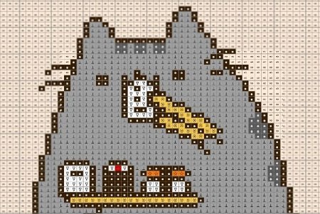 Пушин Кэт вышивка крестиком