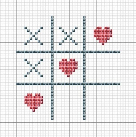 Простая вышивка крестиком