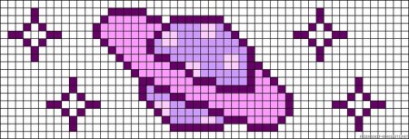 Маленькие схемы прямого плетения