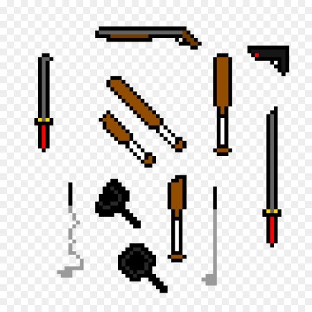 Оружие по пикселям