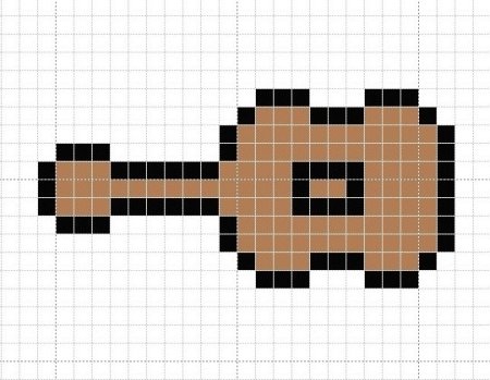 Оружие по клеточкам маленькие