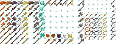 Оружие и броня из МАЙНКРАФТА