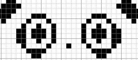 Цветы по клеточкам маленькие