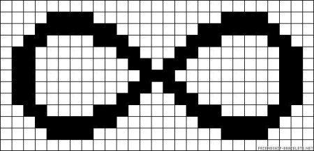 Схемы фенечек прямым плетением