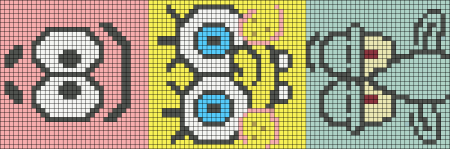 Схемы фенечек прямым плетением