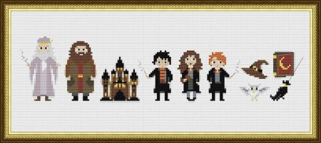 Пиксельные персонажи Гарри Поттера