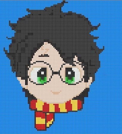 Гарри Поттер в клеточку