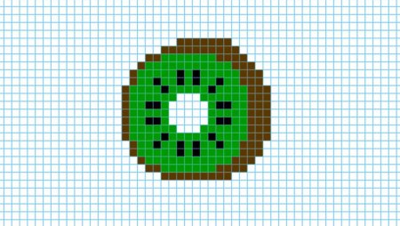 Авокадо по клеточкам