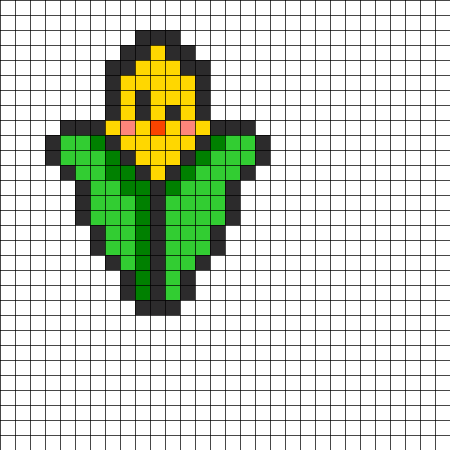 Авокадо по клеточкам в тетради маленькие