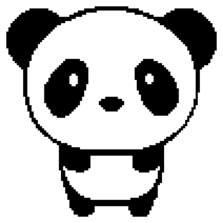 Панда рисунок