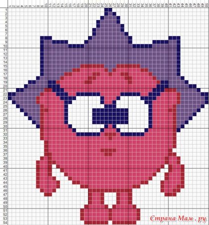 Вышивка крестиком Смешарики