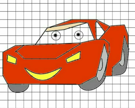 Машина по клеточкам