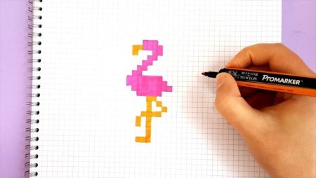 Рисование по клеточкам в блокноте